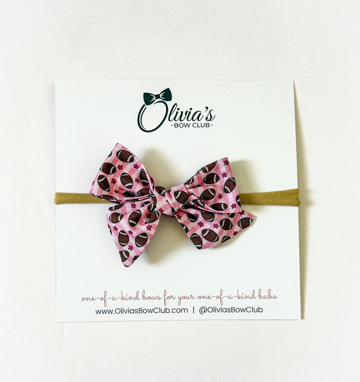 Pink Footballs - Olivia