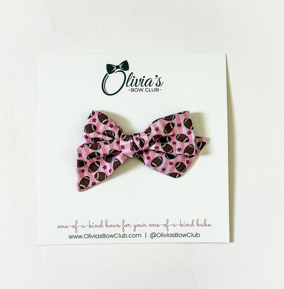 Pink Footballs - Olivia